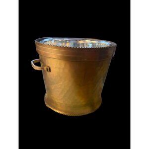 Thermos Brand Ice Bucket Brass Vintage